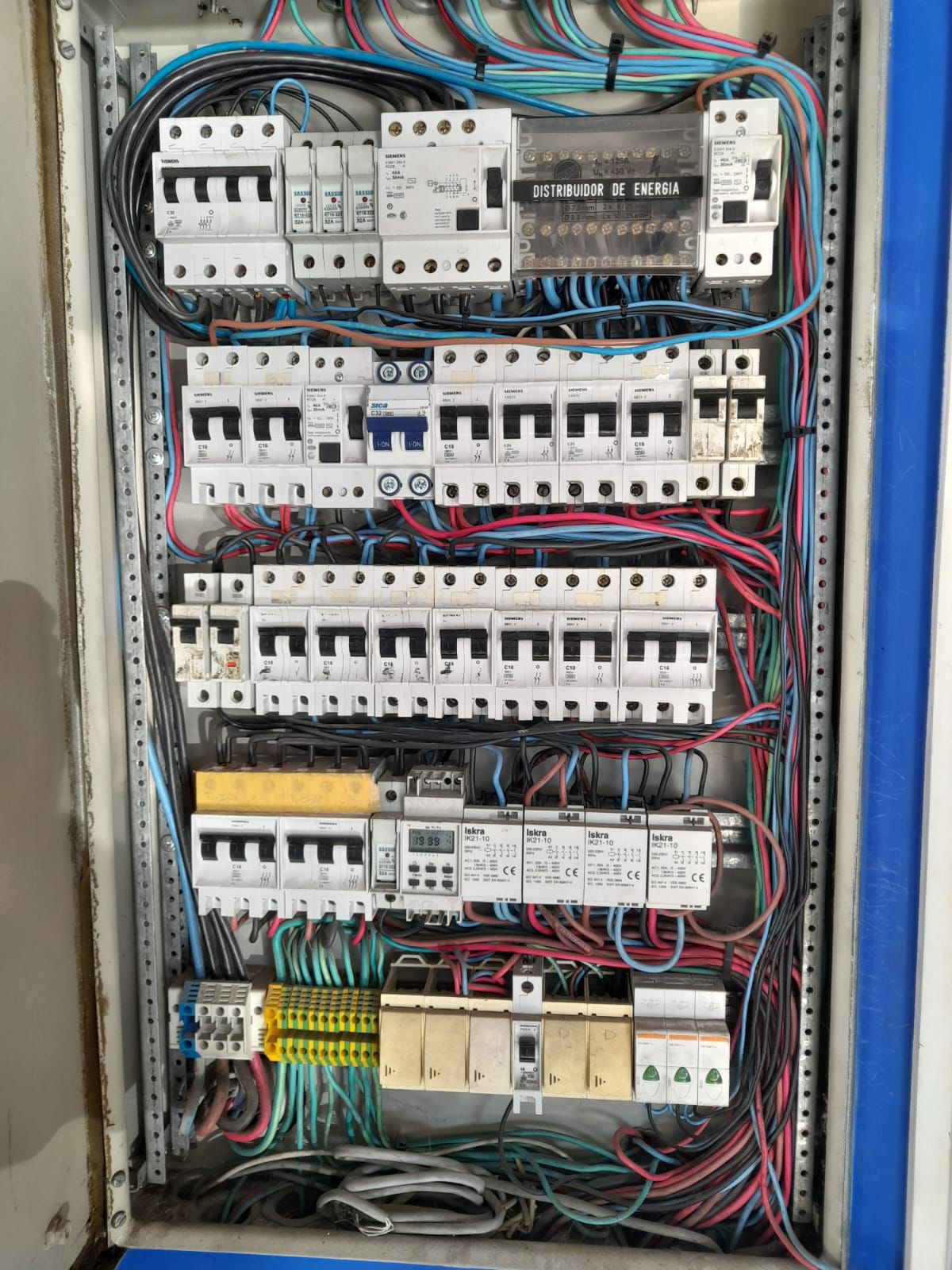 Tablero eléctrico para escuela