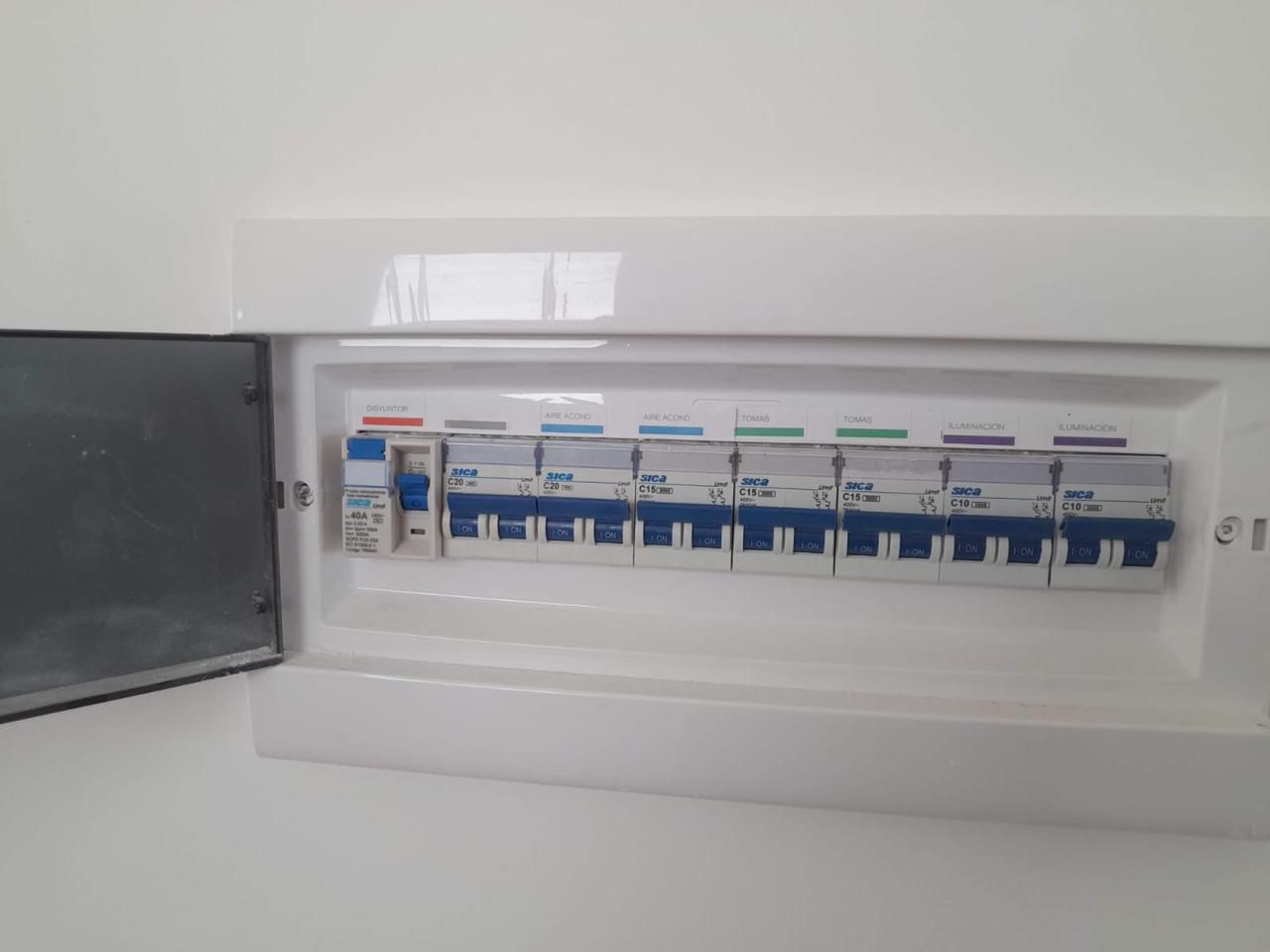 Tablero electrico - heladeria